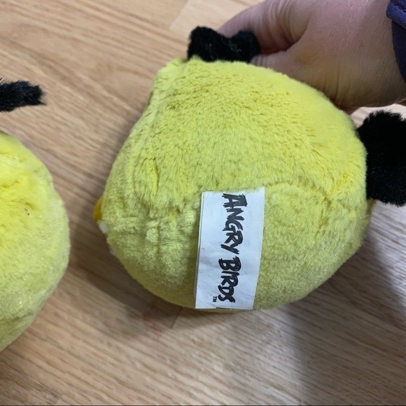 Angry Birds Bundle Yellow Plush Stuffed Animal Kids Toy - Picture 5 of 6
